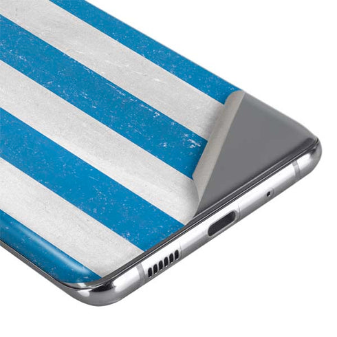 Uraguay Flag Distressed Galaxy S20 Plus Skin